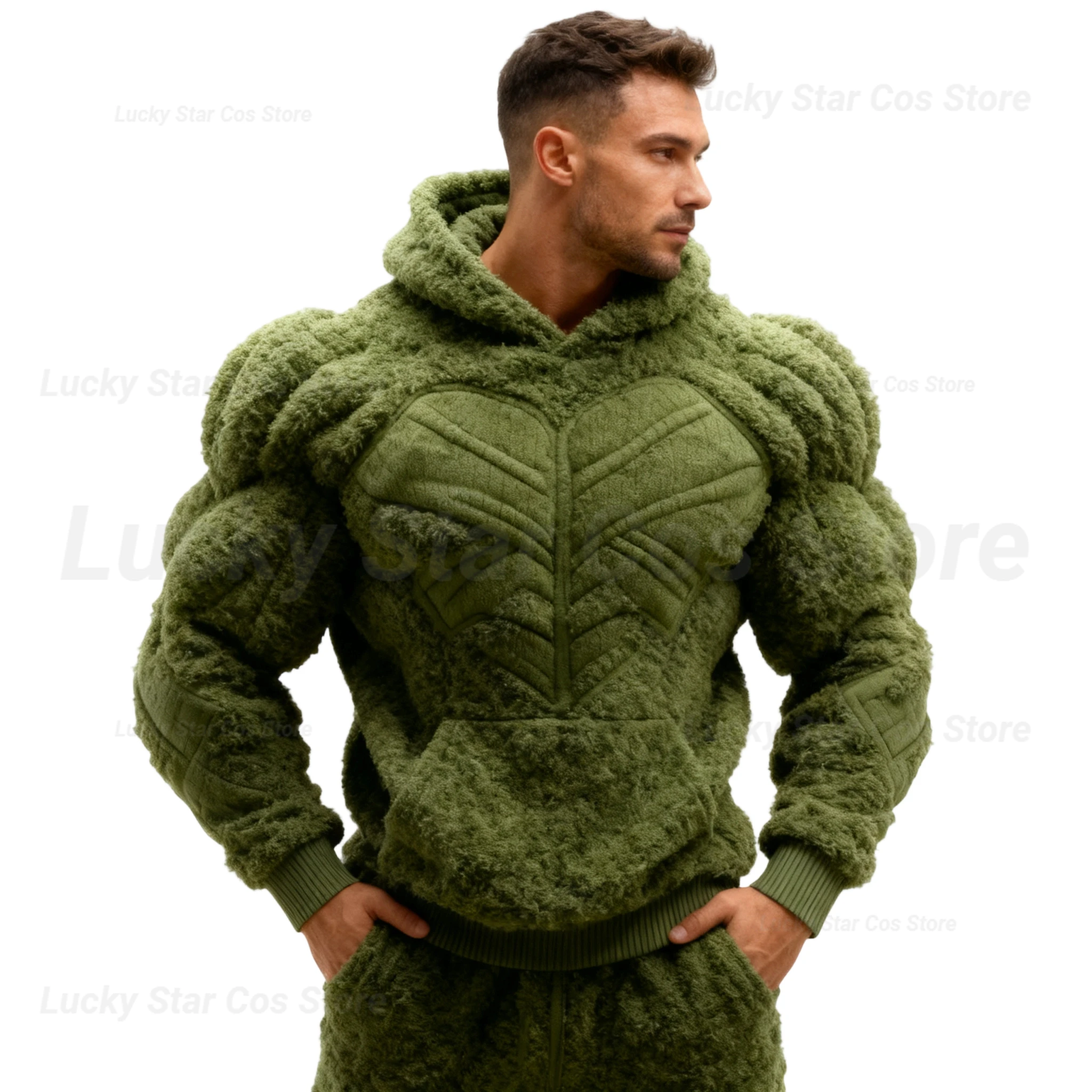 HOT Men's Fashion Flannel Hoodie Pullover Abdominal Muscle Design Sportswear Autumn Winter Casual Long Sleeve Hooded Sweatshirt
HOT Men's Fashion Flannel Hoodie Pullover Abdominal Muscle Design Sportswear Autumn Winter Casual Long Sleeve Hooded Sweatshirt