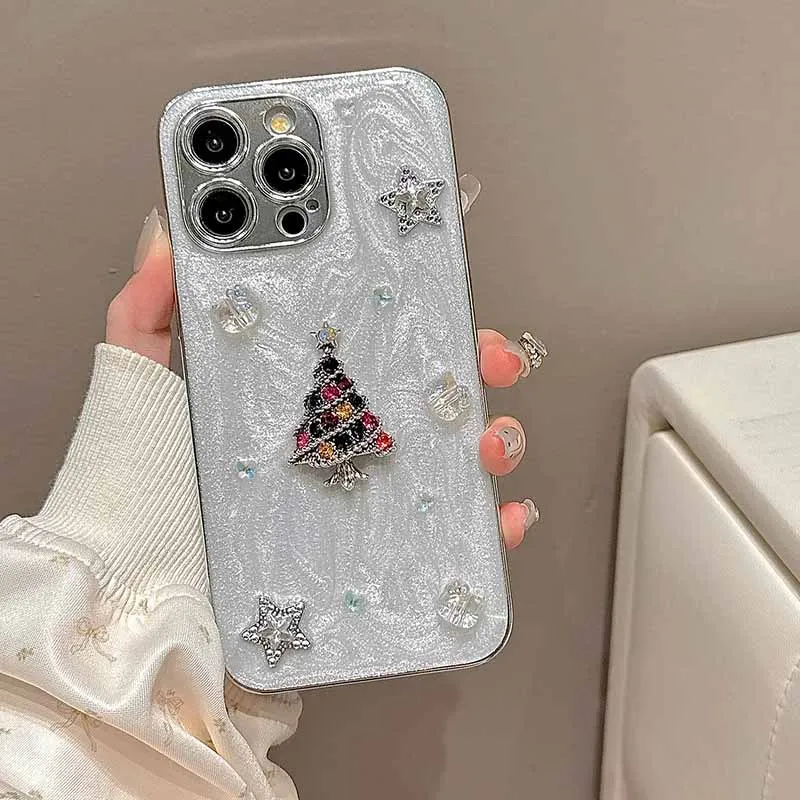 Glitter Christmas Tree Diamond Star Plating Phone Case Back Cover For iPhone 16 15 Pro Max 16 15 14 Plus 13 12 Mini 11 Pro
Glitter Christmas Tree Diamond Star Plating Phone Case Back Cover For iPhone 16 15 Pro Max 16 15 14 Plus 13 12 Mini 11 Pro
