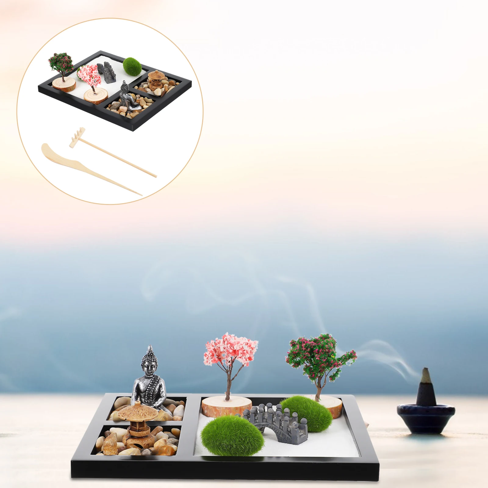 1 set 1 Set Resin Sand Pendulum Office Decor Micro Landscape Ornament Tabletop Decoration Home Desktop Handicraft Buddha Statue
1 set 1 Set Resin Sand Pendulum Office Decor Micro Landscape Ornament Tabletop Decoration Home Desktop Handicraft Buddha Statue