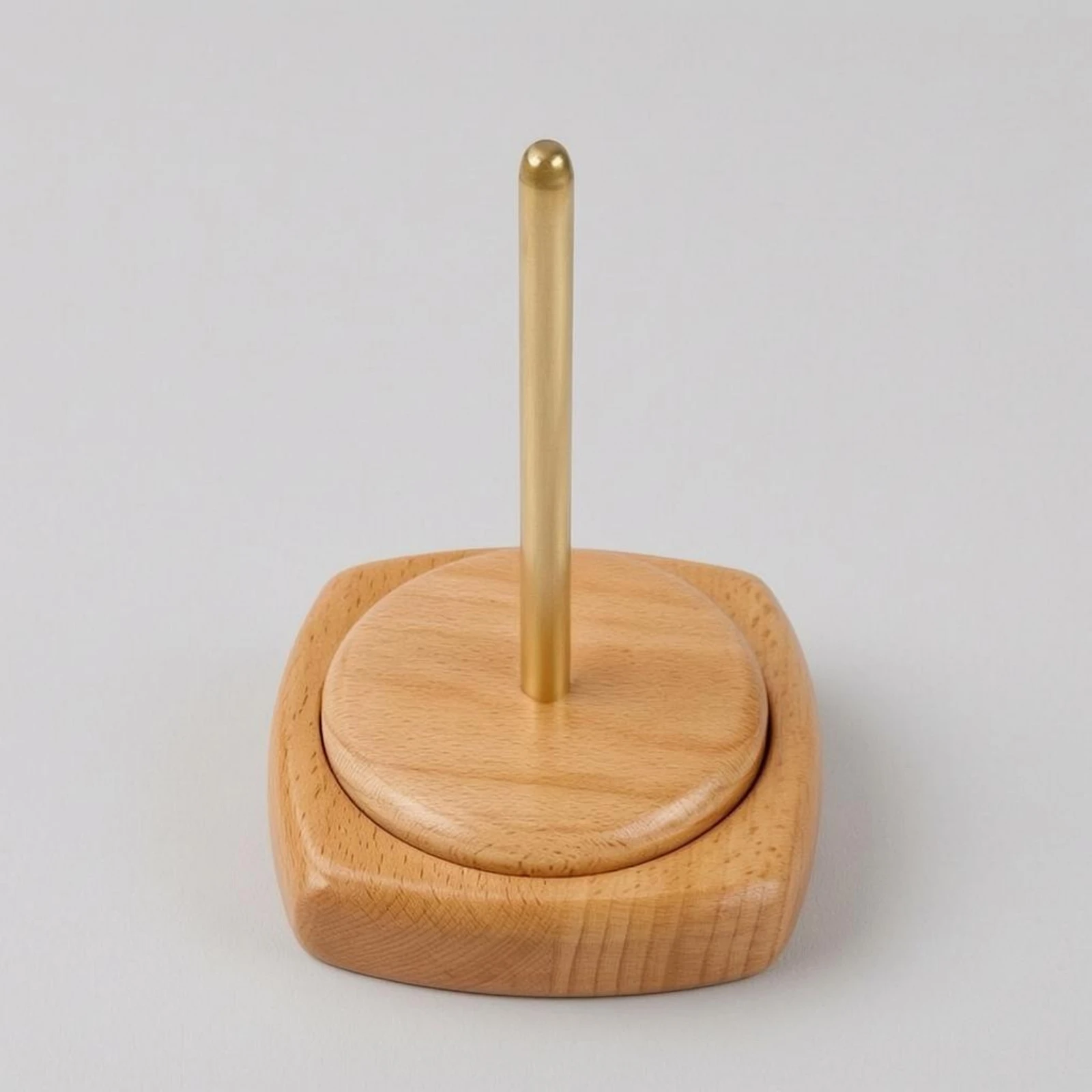 Yarn Spindle Holder Square Base Wooden Yarn Holder Craft Tool Even Tangletangle-Resistant for Knitters
Yarn Spindle Holder Square Base Wooden Yarn Holder Craft Tool Even Tangletangle-Resistant for Knitters