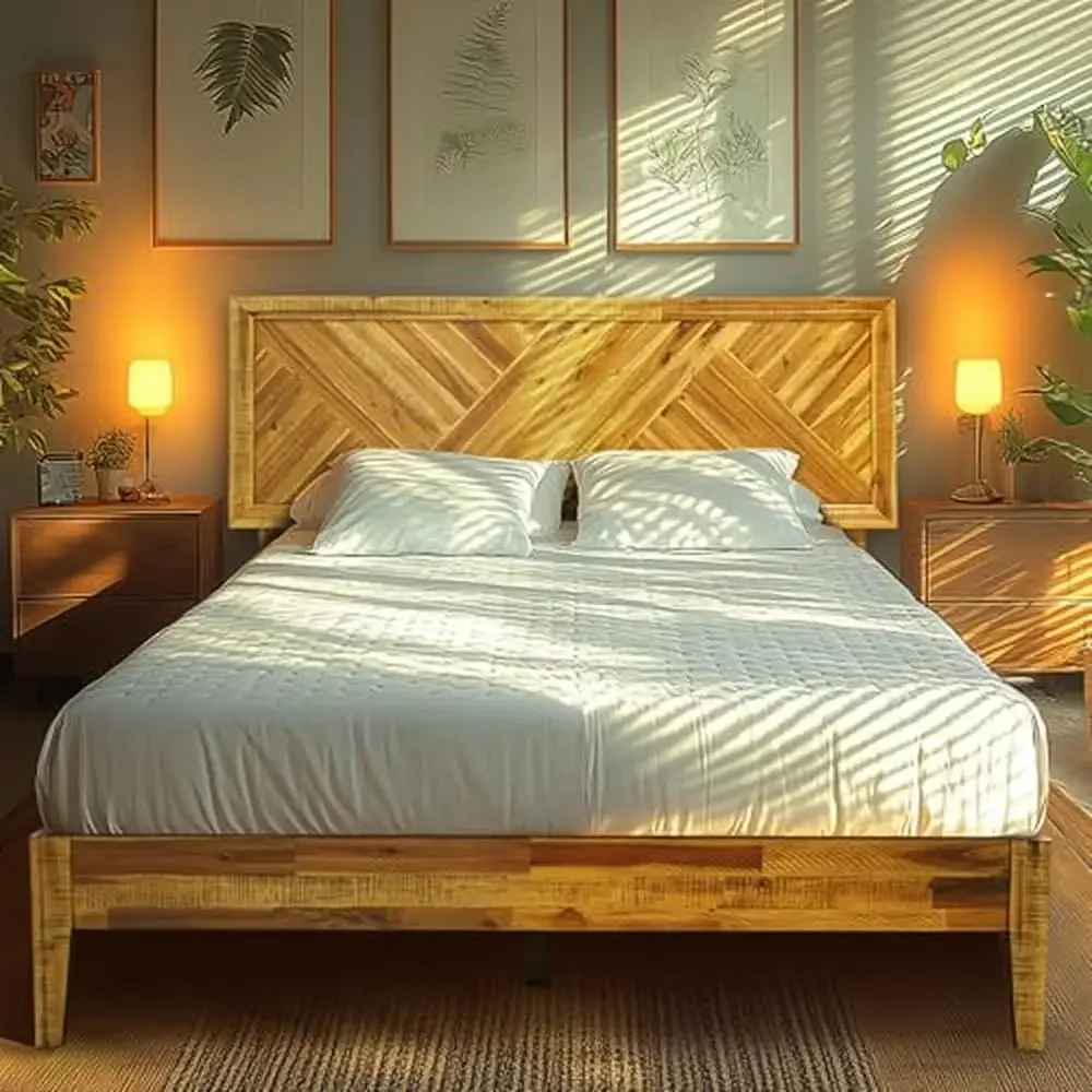 Каркас кровати из массива дерева, платформа King Size, стиль фермерского дома, ограничение веса 800 фунтов
Каркас кровати из массива дерева, платформа King Size, стиль фермерского дома, ограничение веса 800 фунтов