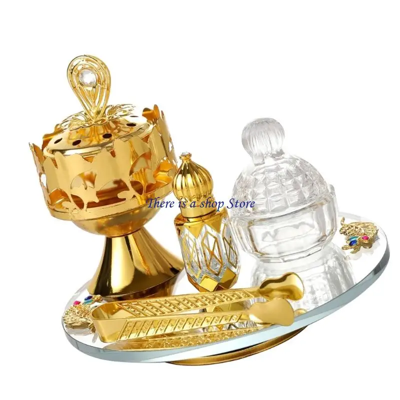 D0AD Metal Glass Incenses Holder with Tongs Tray Set For Meditations Room Decors Gift
D0AD Metal Glass Incenses Holder with Tongs Tray Set For Meditations Room Decors Gift