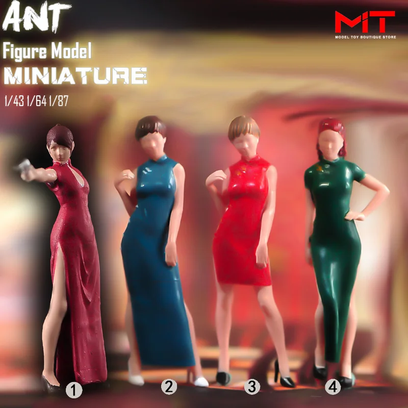 Miniatures Figurine 1/87 1/64 1/43 1/24 Chinese Qipao Beauty Dress Female Scene Props Painted/Unpainted Figures Model Toy
Miniatures Figurine 1/87 1/64 1/43 1/24 Chinese Qipao Beauty Dress Female Scene Props Painted/Unpainted Figures Model Toy