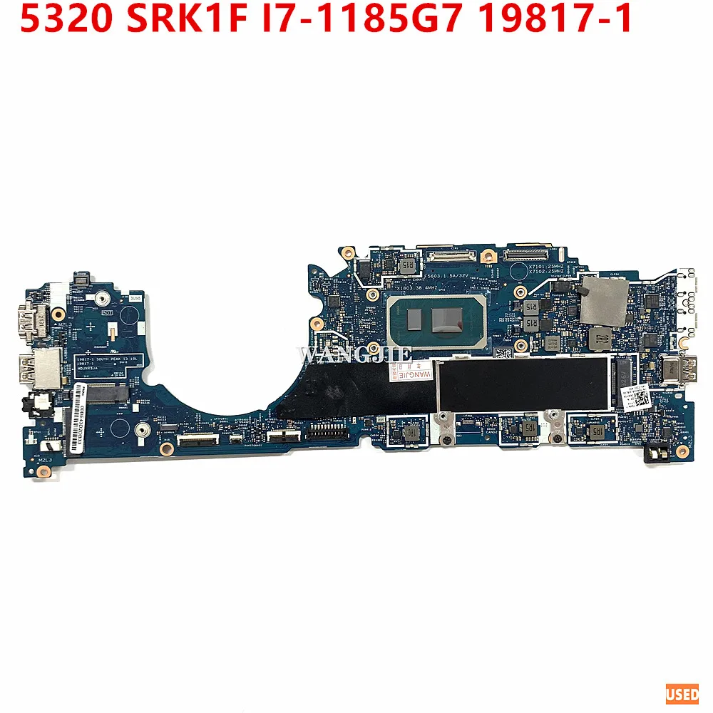 CN-0KRH0R 0KRH0R KRH0R For DELL 5320 Laptop Motherboard 19817-1 W/ SRK1F I7-1185G7 CPU 100% Working
CN-0KRH0R 0KRH0R KRH0R For DELL 5320 Laptop Motherboard 19817-1 W/ SRK1F I7-1185G7 CPU 100% Working