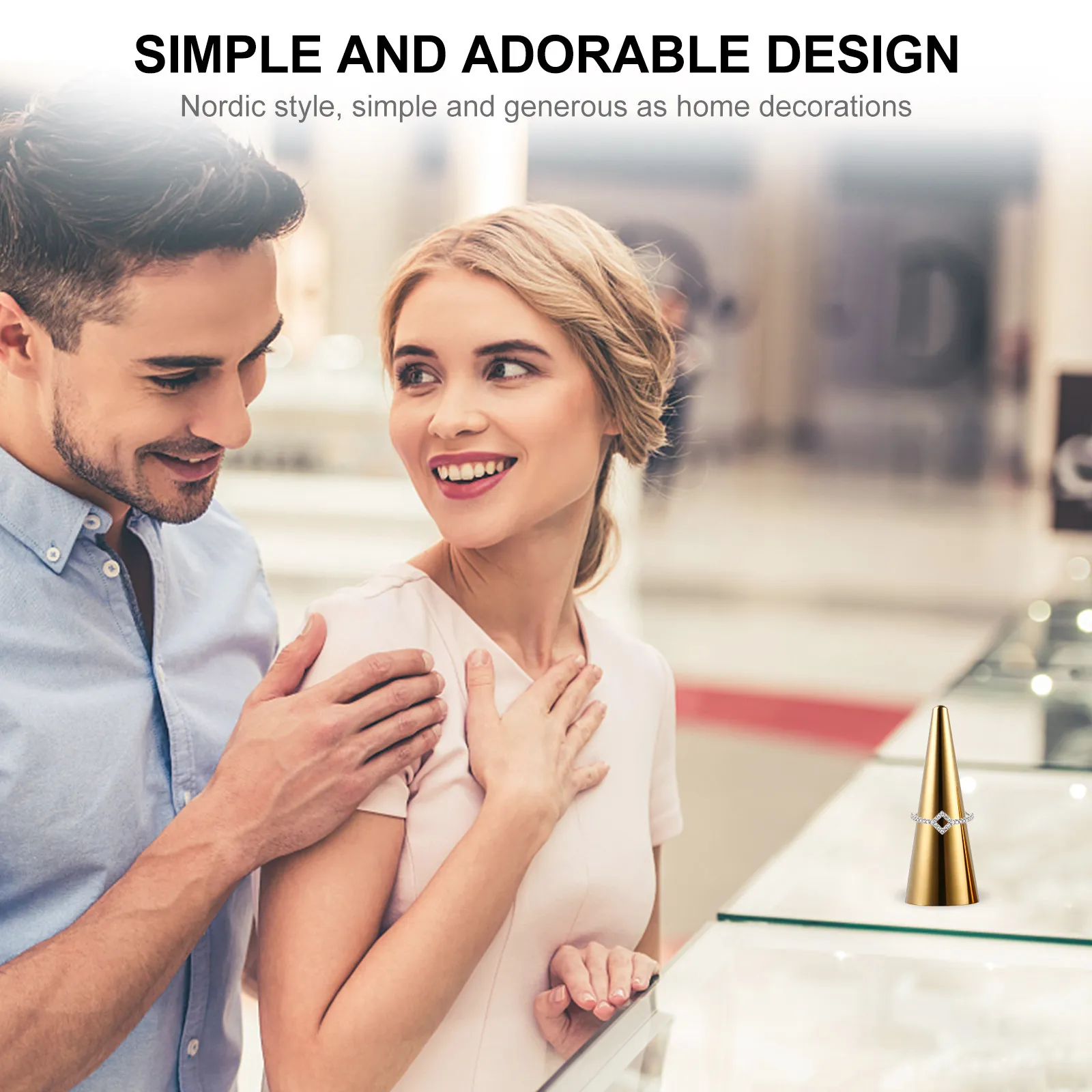 2Pcs High Quality Metal Ring Cone Rack Minimalist Design Ring Display Stand for Rings Storage and Scandinavian Home Decoration
2Pcs High Quality Metal Ring Cone Rack Minimalist Design Ring Display Stand for Rings Storage and Scandinavian Home Decoration