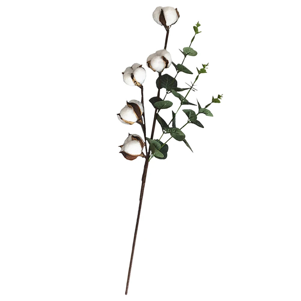 1pc Dried Cotton Flower Decorative Floral Branch Wedding Party Home Decor Cotton Stem Artificial Eucalyptus Leaf White Green
1pc Dried Cotton Flower Decorative Floral Branch Wedding Party Home Decor Cotton Stem Artificial Eucalyptus Leaf White Green