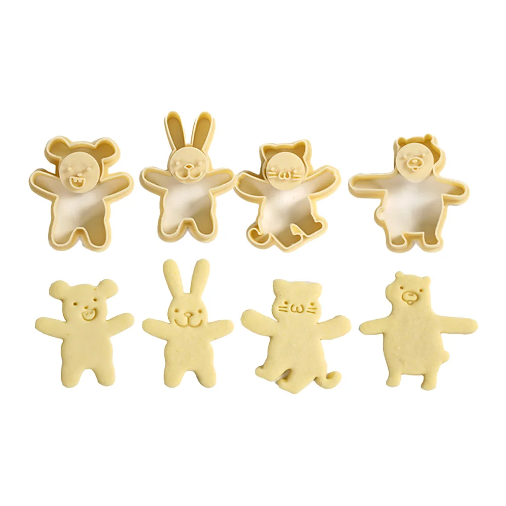 4PCS Hubbly Bear Baking Cookie Mold Cake Decoration Tool Kitchen Baking Mold Kitchen Tool Accessories
4PCS Hubbly Bear Baking Cookie Mold Cake Decoration Tool Kitchen Baking Mold Kitchen Tool Accessories