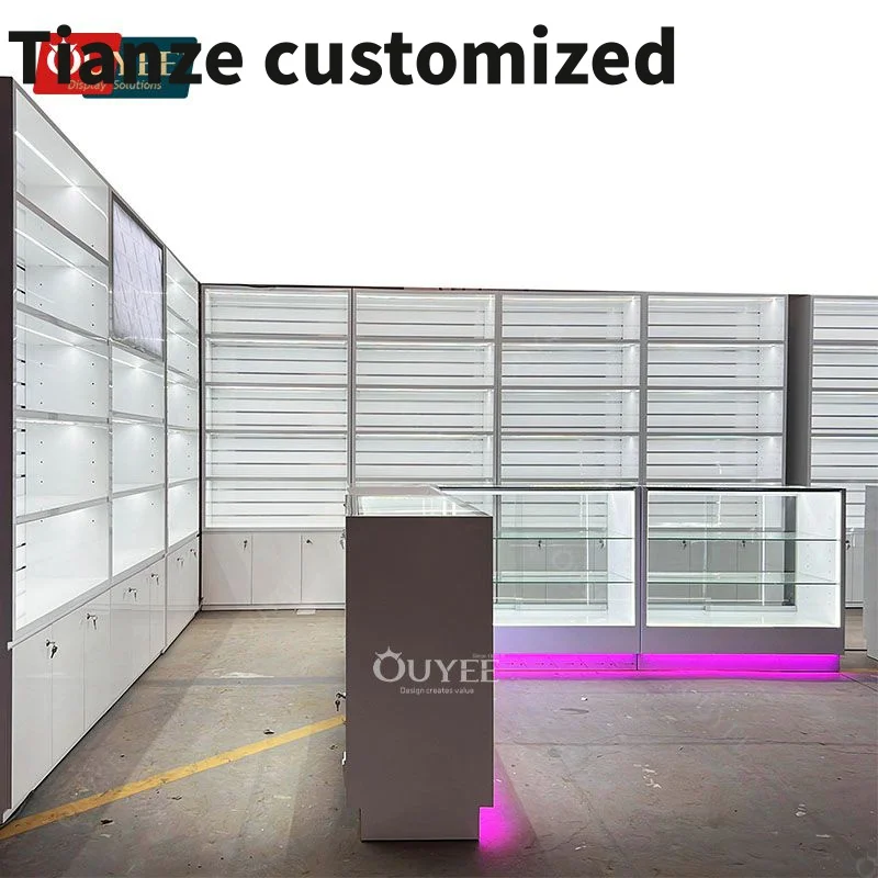 Customized-Wooden Cabinet Custom Display Stand Large Glass Showcase Display Wall Cabinet Smoke Shop Dispensary Display
Customized-Wooden Cabinet Custom Display Stand Large Glass Showcase Display Wall Cabinet Smoke Shop Dispensary Display