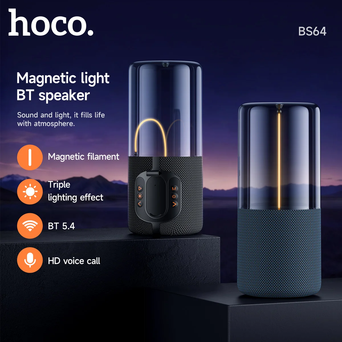 HOCO BS64 Bluetooth Speakers Portable Outdoor Sports Hifi Sounds Music Player Wireless Audio Spearker TF Card TWS 5W with Led
HOCO BS64 Bluetooth Speakers Portable Outdoor Sports Hifi Sounds Music Player Wireless Audio Spearker TF Card TWS 5W with Led