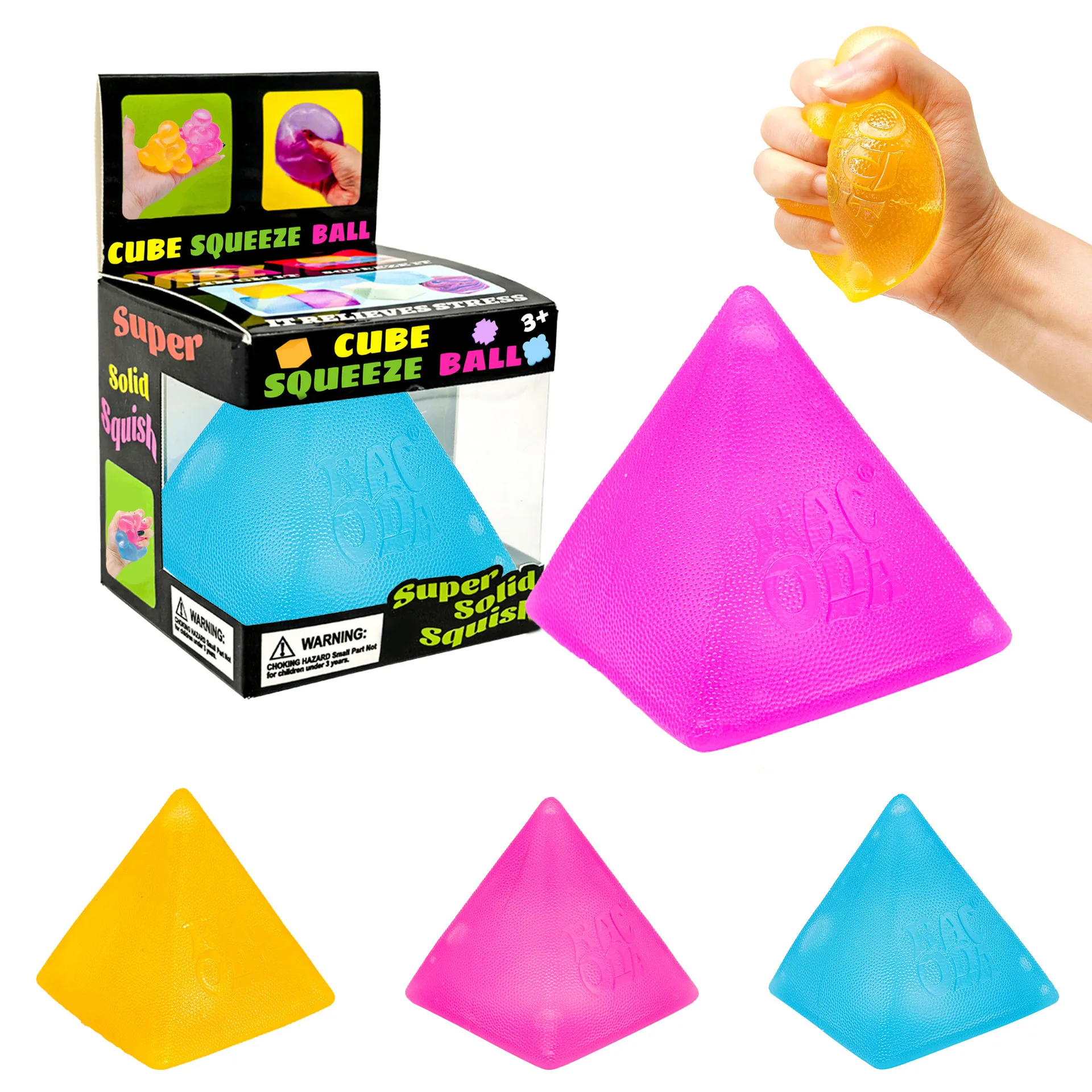 Pyramid Squeeze Toy Stress Relief Squishy Solid Translucent Anxiety Relief For Adult Office Daily Relaxing Trendy Blind Box
Pyramid Squeeze Toy Stress Relief Squishy Solid Translucent Anxiety Relief For Adult Office Daily Relaxing Trendy Blind Box