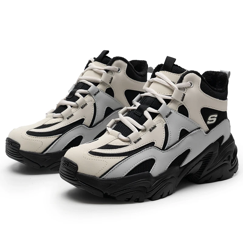 Skechers Women's Shoes Stamina Second-Generation Fleece-Lined Mecha Shoes Retro Fashion High-Top Dad Shoes Black and White 168021-Ntbk
Skechers Women's Shoes Stamina Second-Generation Fleece-Lined Mecha Shoes Retro Fashion High-Top Dad Shoes Black and White 168021-Ntbk