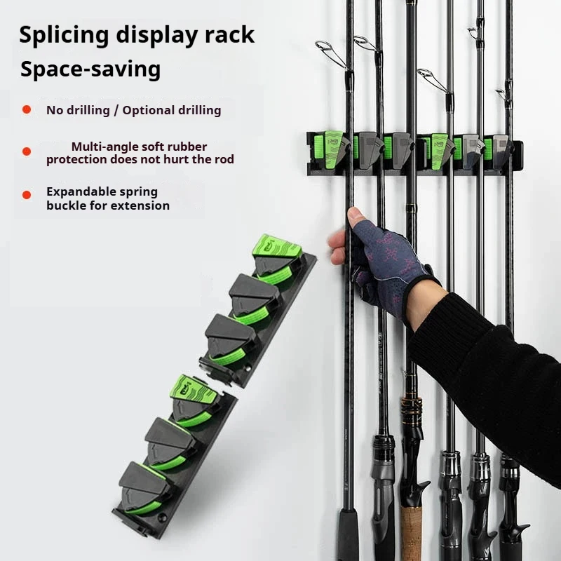 Wall-Mounted Fishing Rod Display Rack Hanging Rod Holder for Wall Mounting No-Drill Installation | Drill-Ready Option Rod Storag
Wall-Mounted Fishing Rod Display Rack Hanging Rod Holder for Wall Mounting No-Drill Installation | Drill-Ready Option Rod Storag