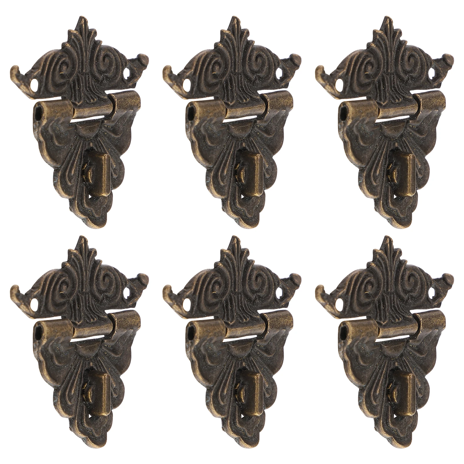 6 Pcs Lock Case Latch Wood Boxes Buckle Jewelry Box Hasp Zinc Alloy Vintage Furniture Decor Retro Home Hardware
6 Pcs Lock Case Latch Wood Boxes Buckle Jewelry Box Hasp Zinc Alloy Vintage Furniture Decor Retro Home Hardware