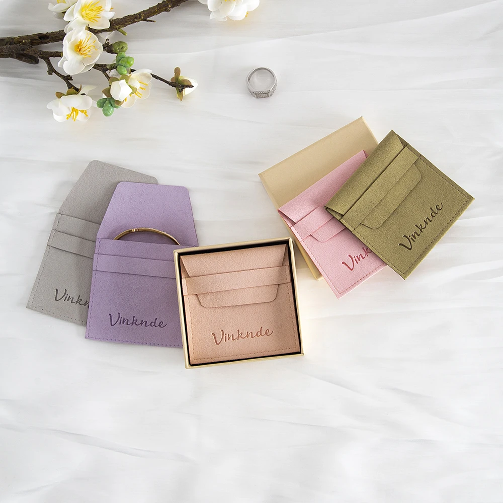 50Pcs Personalized Fashion Jewelery Gift Bag Microfiber Velvet Envelope Packaging Organizer Box Pouch for Ring Earrings Necklace
50Pcs Personalized Fashion Jewelery Gift Bag Microfiber Velvet Envelope Packaging Organizer Box Pouch for Ring Earrings Necklace
