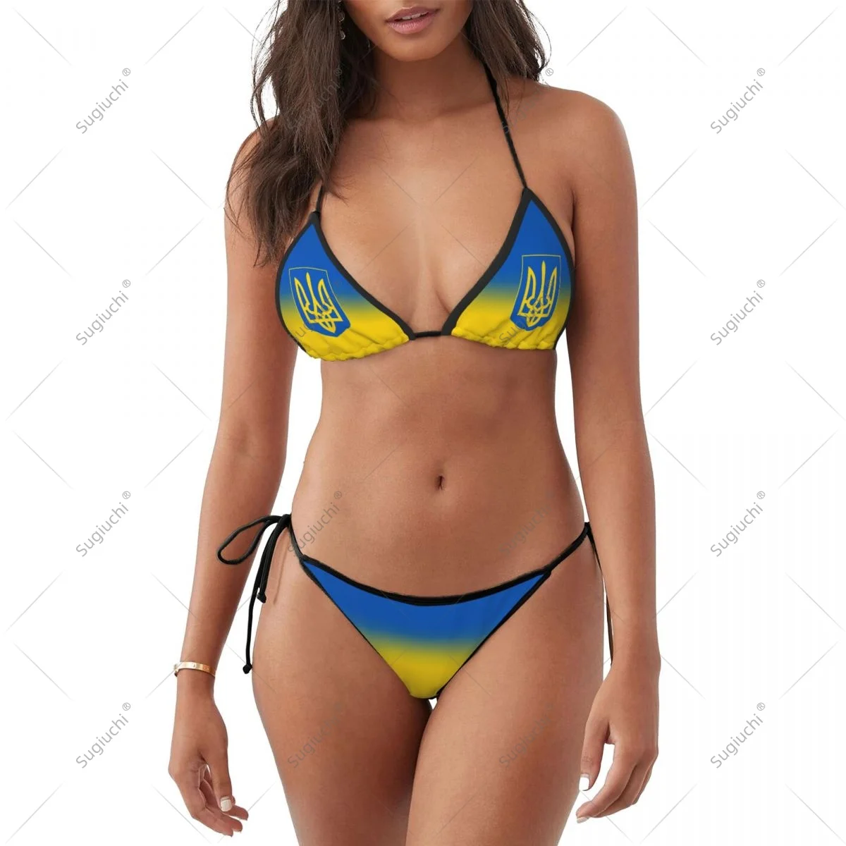 Женский купальник с флагом Украины для девочек, комплекты купальников с тремя точками, пляжная одежда, купальный костюм для пляжной вечеринки, сексуальный Mujer 
Женский купальник с флагом Украины для девочек, комплекты купальников с тремя точками, пляжная одежда, купальный костюм для пляжной вечеринки, сексуальный Mujer