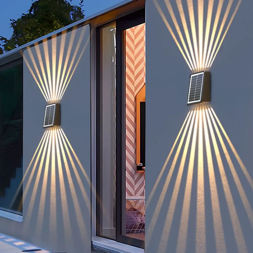 Automatic Lighting Solar Wall Lamp Up and Down IP65 Waterproof Outdoor Solar LED Light Easy To Install Wall-mounted
Automatic Lighting Solar Wall Lamp Up and Down IP65 Waterproof Outdoor Solar LED Light Easy To Install Wall-mounted