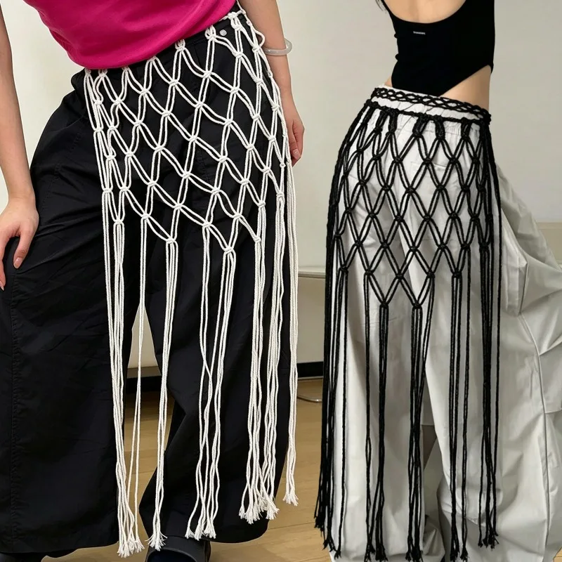 Boho Mesh Belts Handmade Tassel Beach Cover Up Skirt Bikini Waist Chain Festival Hip Hop Waistband DIY Accessory for Women Men
Boho Mesh Belts Handmade Tassel Beach Cover Up Skirt Bikini Waist Chain Festival Hip Hop Waistband DIY Accessory for Women Men