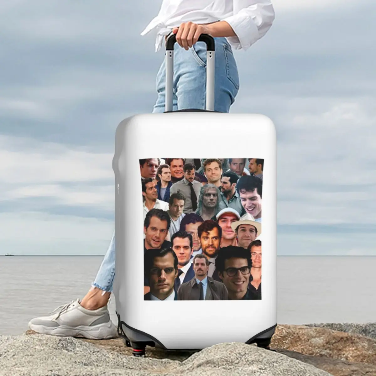 Фотоколлаж Генри Кавилла 1, защитный чехол для чемодана, эластичные защитные чехлы для багажа для 18-32 дюймов
Фотоколлаж Генри Кавилла 1, защитный чехол для чемодана, эластичные защитные чехлы для багажа для 18-32 дюймов