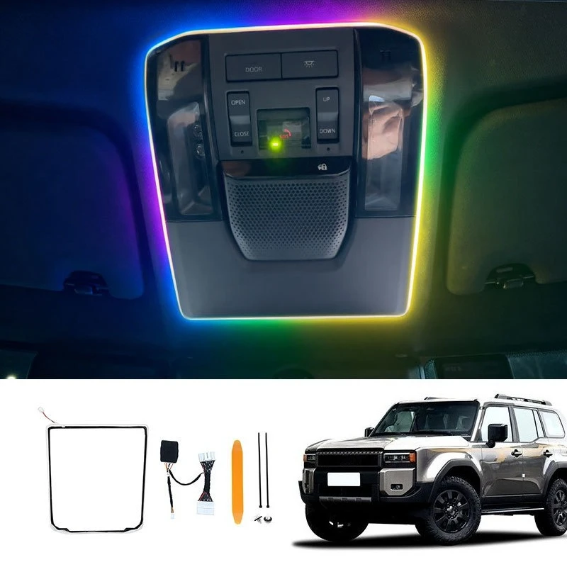 For Toyota Prado LC250 Car Ceiling Chromatic APP Surrounding Ambient Lighting Car Roof Surround Atmosphere Decorative Lamp
For Toyota Prado LC250 Car Ceiling Chromatic APP Surrounding Ambient Lighting Car Roof Surround Atmosphere Decorative Lamp