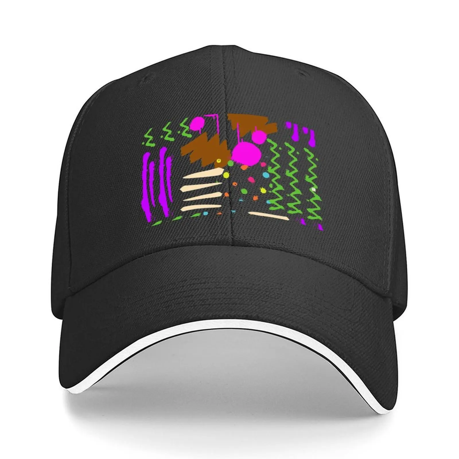 Colorful Paint Lines Shapes Abstract Art Pattern Baseball Cap Beach Outing derby hat foam party Hat Sunhat Men Women's 
Colorful Paint Lines Shapes Abstract Art Pattern Baseball Cap Beach Outing derby hat foam party Hat Sunhat Men Women's