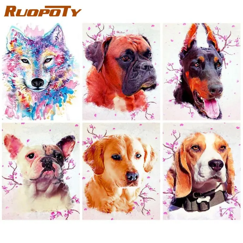 RUOPOTY Paint By Numbers For Adults Colorful Wolf Head Animal Picture By Number Handmade 60x75cm Frame Home Decor Photos
RUOPOTY Paint By Numbers For Adults Colorful Wolf Head Animal Picture By Number Handmade 60x75cm Frame Home Decor Photos