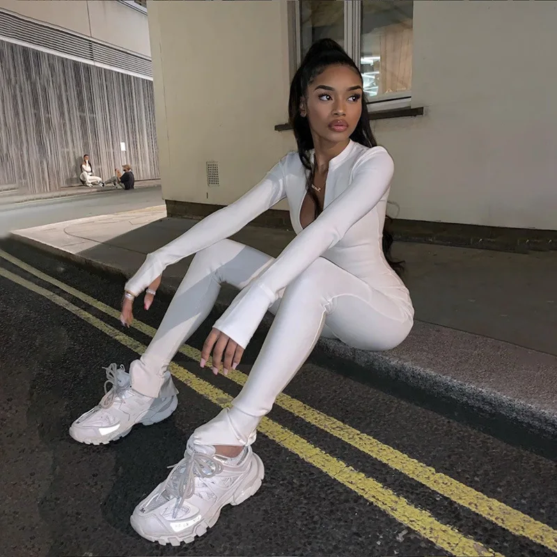 10pcs DHL Wholesale Women Clothing By Lot Black White Bodycon Jumpsuit Women Solid Sporty Rompers Summer Long Sleeve Zipper
10pcs DHL Wholesale Women Clothing By Lot Black White Bodycon Jumpsuit Women Solid Sporty Rompers Summer Long Sleeve Zipper