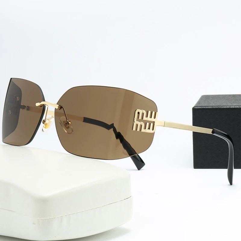 Luxury Metal Women Sunglasses High Quality Decoration Sun Glasses for Travelling Hiking KAMMPT Retro Rimless Design Shades
Luxury Metal Women Sunglasses High Quality Decoration Sun Glasses for Travelling Hiking KAMMPT Retro Rimless Design Shades