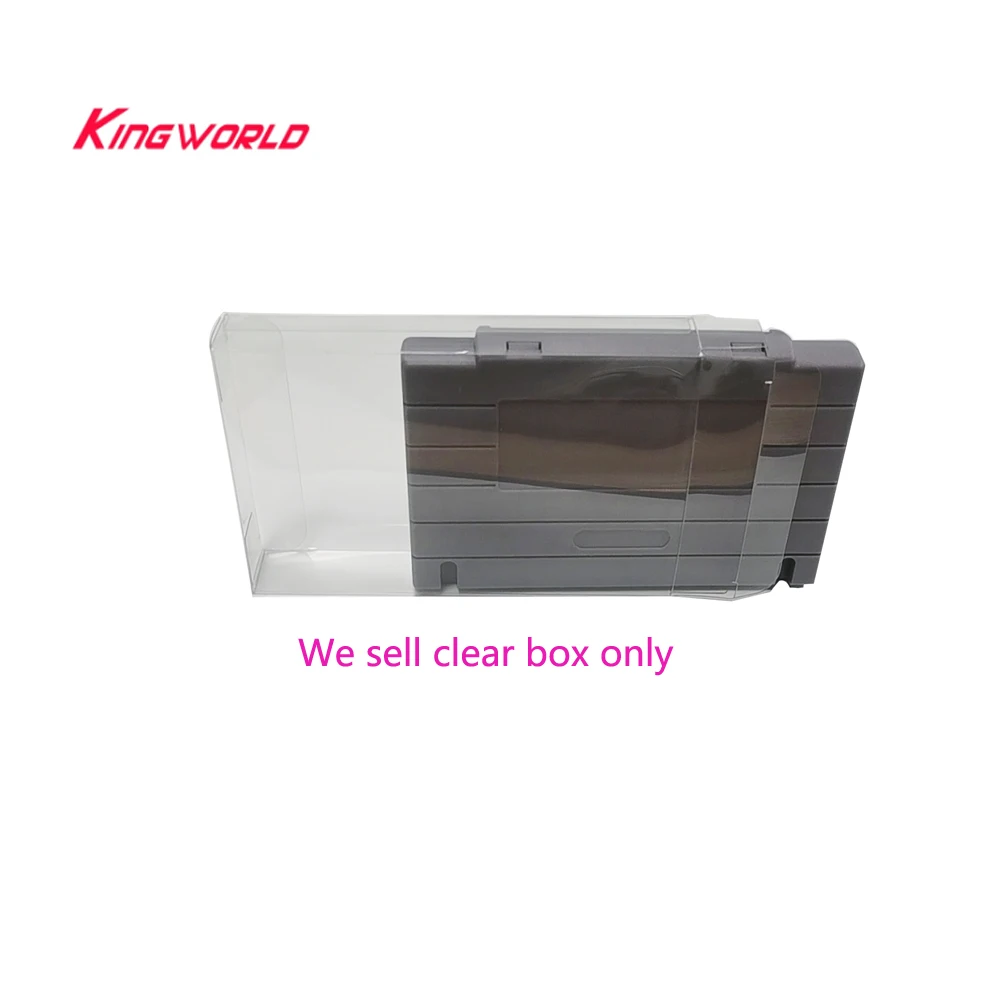 200pcs Cartridge Protector Case Cart Protector Card Sleeve Clear Box for SNES game cartridge
200pcs Cartridge Protector Case Cart Protector Card Sleeve Clear Box for SNES game cartridge
