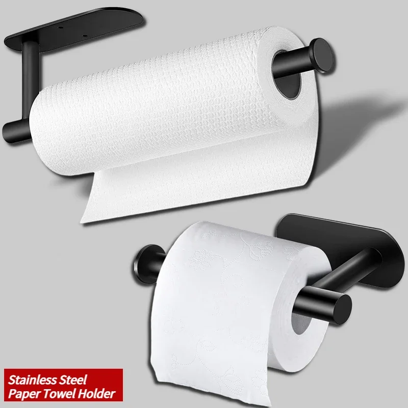 Adhesive Paper Towel Holder Toilet Roll Paper Holder Bathroom Punch-Free Roll Paper Holder Stainless Steel Black Gold Roll Rack
Adhesive Paper Towel Holder Toilet Roll Paper Holder Bathroom Punch-Free Roll Paper Holder Stainless Steel Black Gold Roll Rack