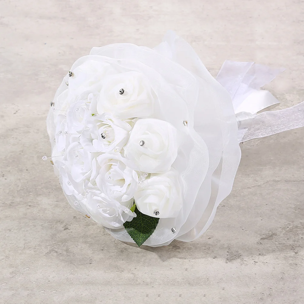 Rhinestone Bouquet Artificial Pearl H bouquet Fake Flower Bridal Decor Wedding Supply Lace Valentine Party Accessories
Rhinestone Bouquet Artificial Pearl H bouquet Fake Flower Bridal Decor Wedding Supply Lace Valentine Party Accessories