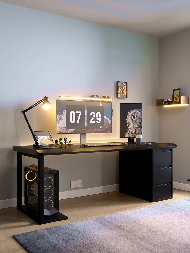 2026 New Home Office Computer Desk Study Bedroom Desk E-sports Table Host Rack Drawer Cabinet Long Desk
2026 New Home Office Computer Desk Study Bedroom Desk E-sports Table Host Rack Drawer Cabinet Long Desk