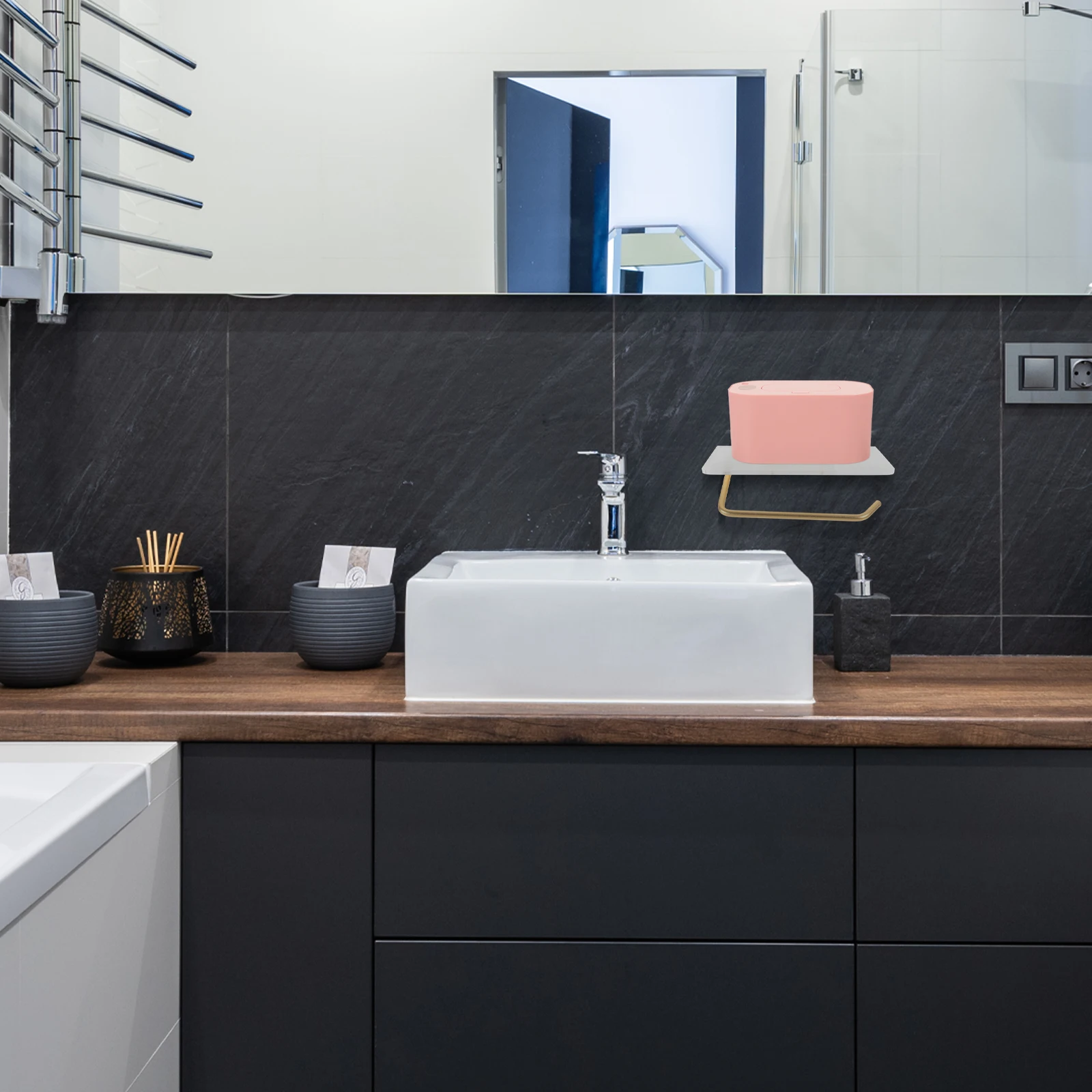 Держатель для туалетной бумаги, акриловый алюминиевый прочный держатель для рулона бумаги для ванной комнаты, полка для хранения, органайзер для туалетной бумаги
Держатель для туалетной бумаги, акриловый алюминиевый прочный держатель для рулона бумаги для ванной комнаты, полка для хранения, органайзер для туалетной бумаги