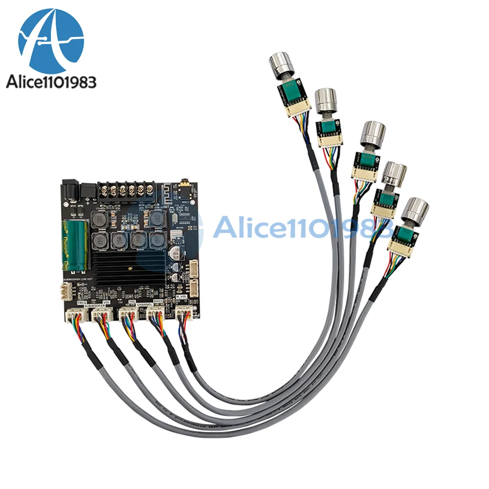 ZK-TB21F 2.1 Channel 50W*2+100W Bluetooth 5.0 Digital Amplifier Module TPA3116D2
ZK-TB21F 2.1 Channel 50W*2+100W Bluetooth 5.0 Digital Amplifier Module TPA3116D2