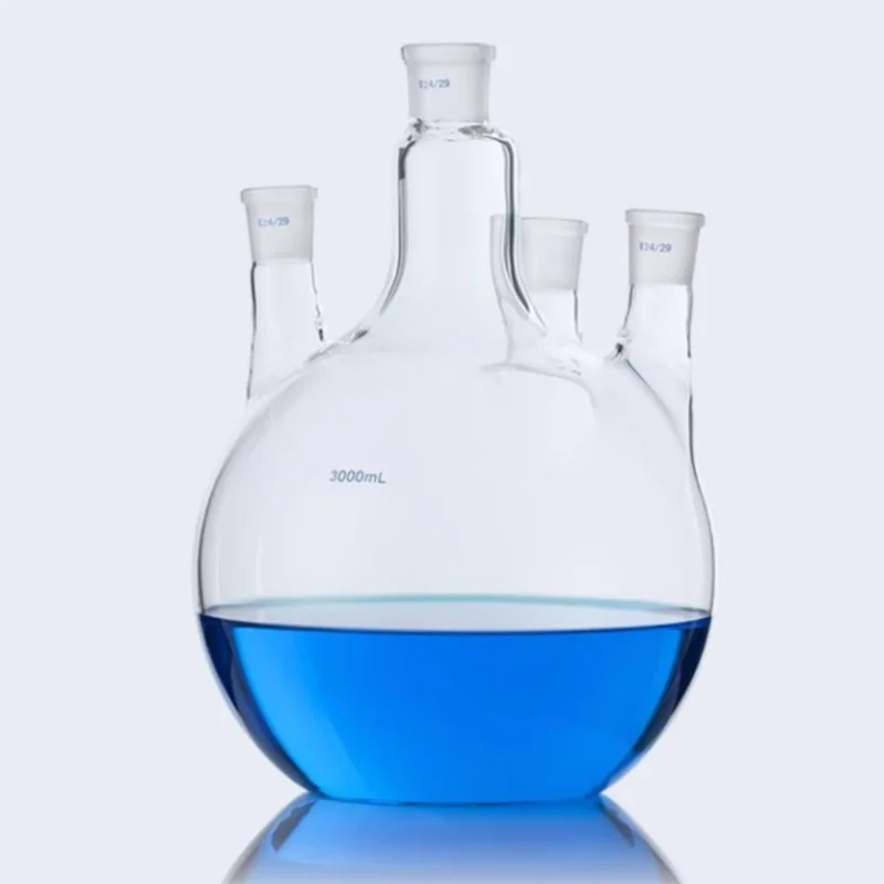 Four-neck flat bottom flask with straight mouth 50ml100ml150ml250ml500ml1000ml2000ml3000ml5000ml10000ml20000ml
Four-neck flat bottom flask with straight mouth 50ml100ml150ml250ml500ml1000ml2000ml3000ml5000ml10000ml20000ml