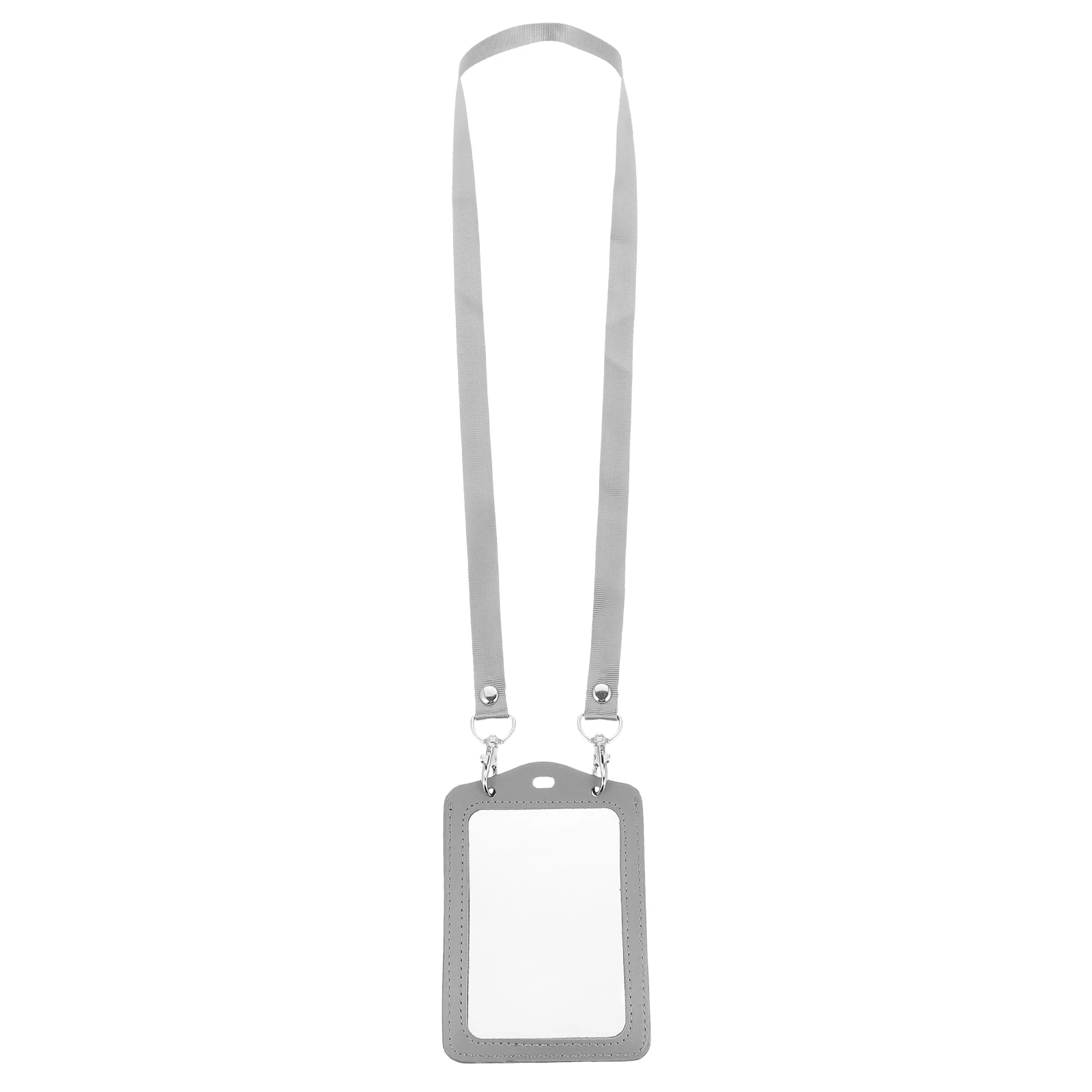 PU ID Cards Holder Lightweight Double-sided Badge Protective Cover Waterproof Dustproof Work Card Lanyard Employee
PU ID Cards Holder Lightweight Double-sided Badge Protective Cover Waterproof Dustproof Work Card Lanyard Employee
