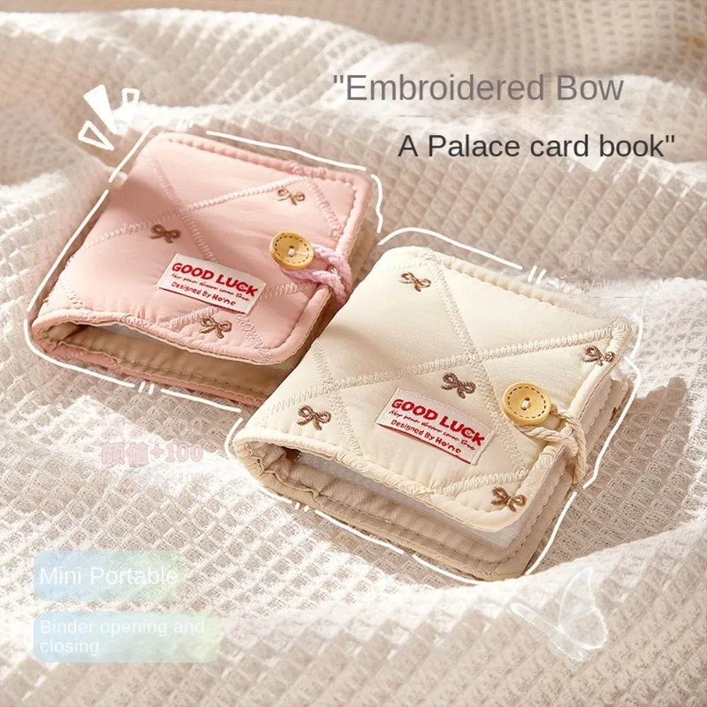 Embroidered Photocard Holder Cloth 3in ID Photo Idol Card Display Protector Picture Bow Card Protective Case Girls Gift
Embroidered Photocard Holder Cloth 3in ID Photo Idol Card Display Protector Picture Bow Card Protective Case Girls Gift