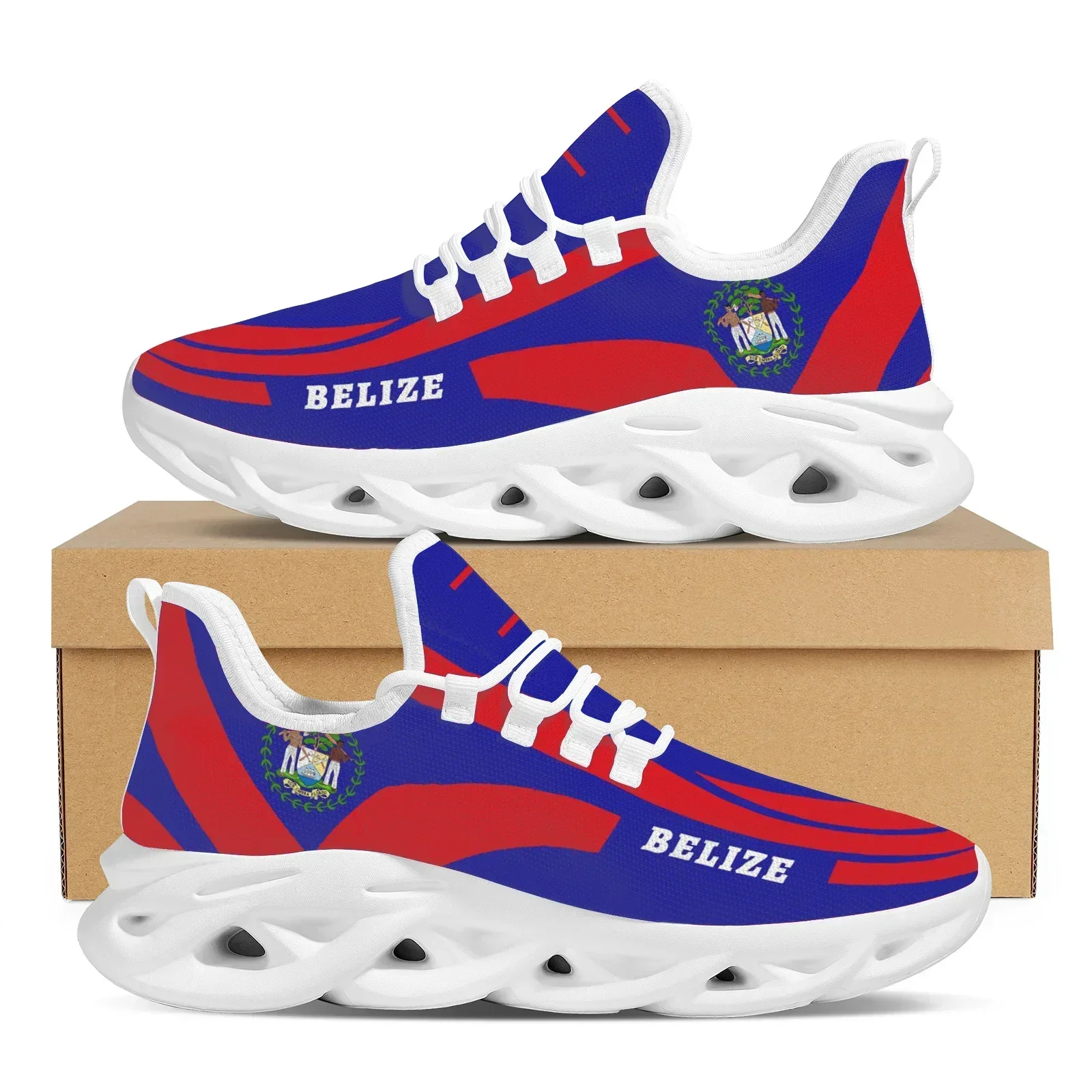 Belize Flag Design Platform Shoes Green Mahogany Tree National Emblem Printing Breathable Vulcanized Shoes Outdoor Mesh Sneakers
Belize Flag Design Platform Shoes Green Mahogany Tree National Emblem Printing Breathable Vulcanized Shoes Outdoor Mesh Sneakers