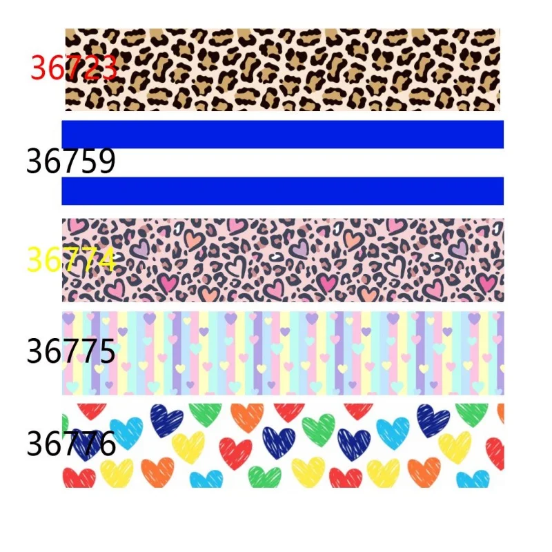5Yards Heart Leopard Grosgrain Ribbon Printed Navy Stripe Ribbons for Hairbows Crafts Materials DIY Handmade Fabric
5Yards Heart Leopard Grosgrain Ribbon Printed Navy Stripe Ribbons for Hairbows Crafts Materials DIY Handmade Fabric