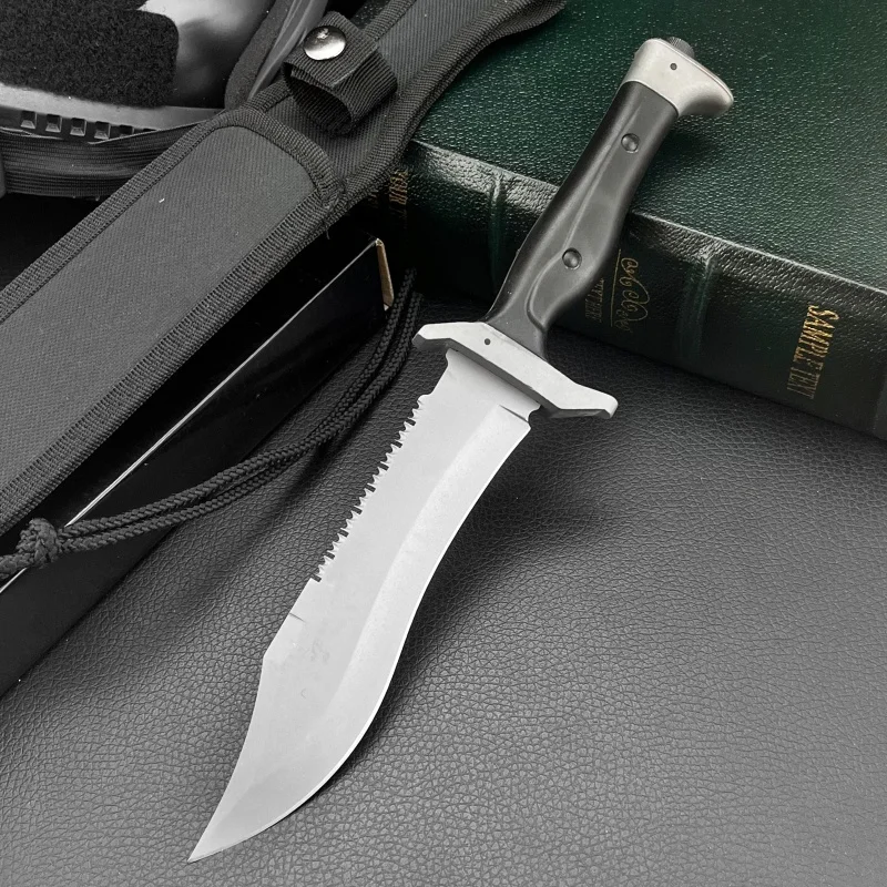 Practical Straight Knife ABS Handle 5Cr13Mov Blade Outdoor Adventure Hunting Battle High Hardness Cutting Multi-functional Knife
Practical Straight Knife ABS Handle 5Cr13Mov Blade Outdoor Adventure Hunting Battle High Hardness Cutting Multi-functional Knife