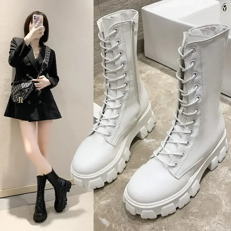 New Boots for Women 2024 Autumn Winter High-top Women's Boots Fashion Women's Warm Casual Boots Comfortable Women Platform Shoes
New Boots for Women 2024 Autumn Winter High-top Women's Boots Fashion Women's Warm Casual Boots Comfortable Women Platform Shoes