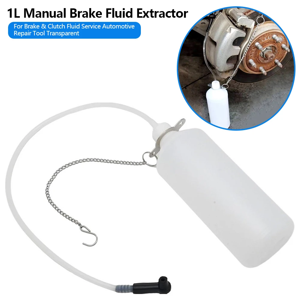 For Brake & Fluid Service Automotive Repair Tool Transparent 1L Manual Brake Fluid Extractor & Collection Bottle Hand Pump Tool
For Brake & Fluid Service Automotive Repair Tool Transparent 1L Manual Brake Fluid Extractor & Collection Bottle Hand Pump Tool