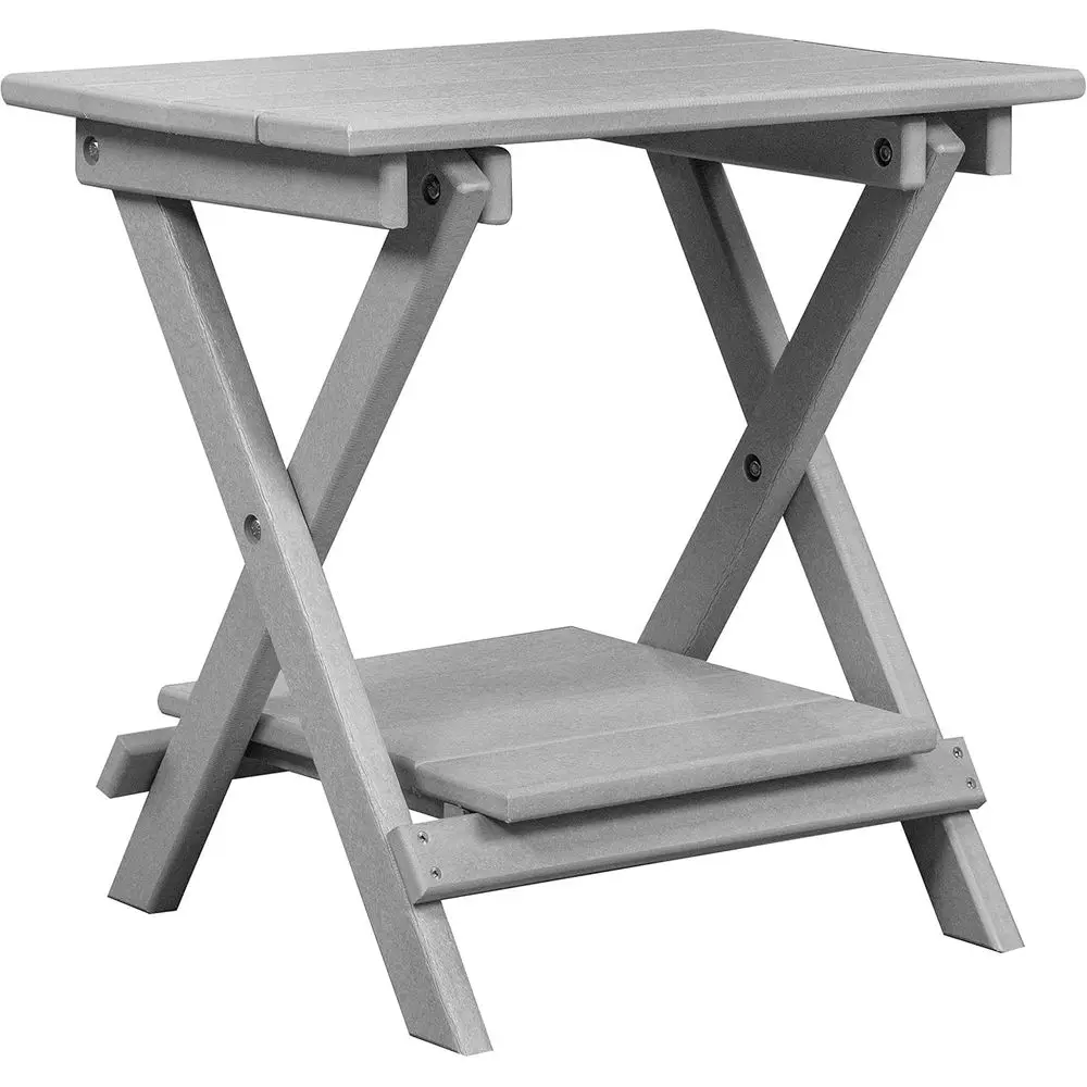 Vintage Cottage-Style Light Grey End Table, 21x14 inches
Vintage Cottage-Style Light Grey End Table, 21x14 inches