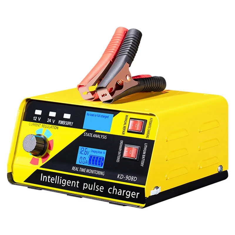 ANJING 12V2 4V умное зарядное устройство 260 Высокая мощность Интеллектуальный Ремонт зарядное устройство для свинцово-кислотных батарей подходит
ANJING 12V2 4V умное зарядное устройство 260 Высокая мощность Интеллектуальный Ремонт зарядное устройство для свинцово-кислотных батарей подходит