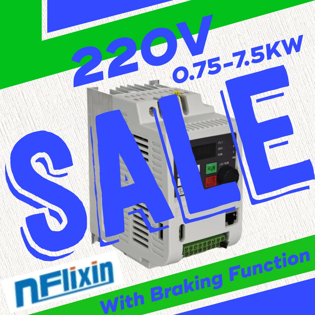 220V VFD Converter, 1Ph Input 3Ph Output, Built-in Braking Function, 0.75-7.5KW Variable Frequency Motor Drive
220V VFD Converter, 1Ph Input 3Ph Output, Built-in Braking Function, 0.75-7.5KW Variable Frequency Motor Drive
