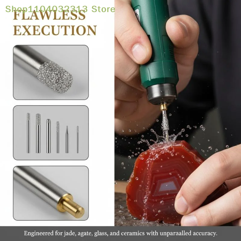 petite0.8-2.5mm Coated Drill Bits 10Pcs Kit with 2.35mm Shank for Glass Jade Amber Jewelry Hole Makingaccessories
petite0.8-2.5mm Coated Drill Bits 10Pcs Kit with 2.35mm Shank for Glass Jade Amber Jewelry Hole Makingaccessories