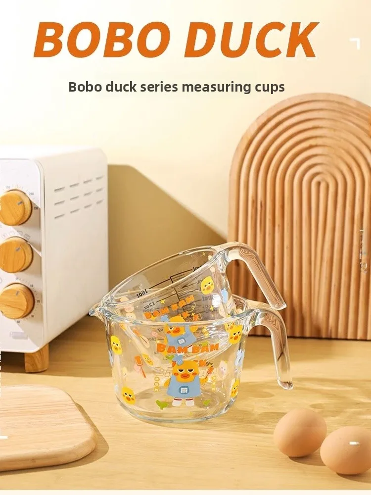 High Borosilie Glass aduated Cup with Handle Heat Resistant Large Capaci Cartoon Milk Cup for Kitchen Food ade
High Borosilie Glass aduated Cup with Handle Heat Resistant Large Capaci Cartoon Milk Cup for Kitchen Food ade