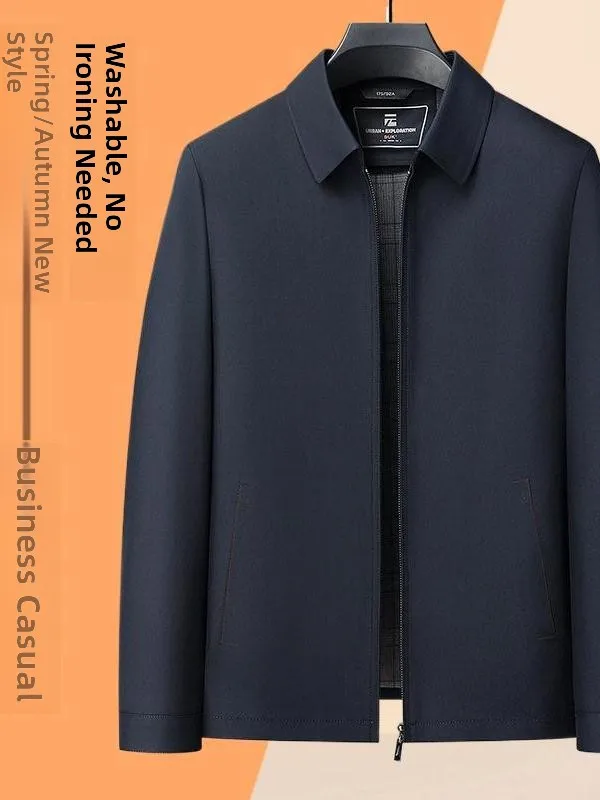 Men's Busin Jaet Autumn New Luxury Lightweight Midlife Dad Workwear Casual Long Sve Polyester Blend Coat
Men's Busin Jaet Autumn New Luxury Lightweight Midlife Dad Workwear Casual Long Sve Polyester Blend Coat