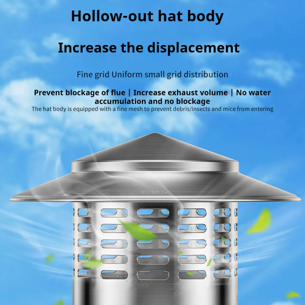 Дымоходная пробка из нержавеющей стали обеспечивает правильную вентиляцию и безопасность дома, уменьшает засорение 20*12*7,6 см.
Дымоходная пробка из нержавеющей стали обеспечивает правильную вентиляцию и безопасность дома, уменьшает засорение 20*12*7,6 см.