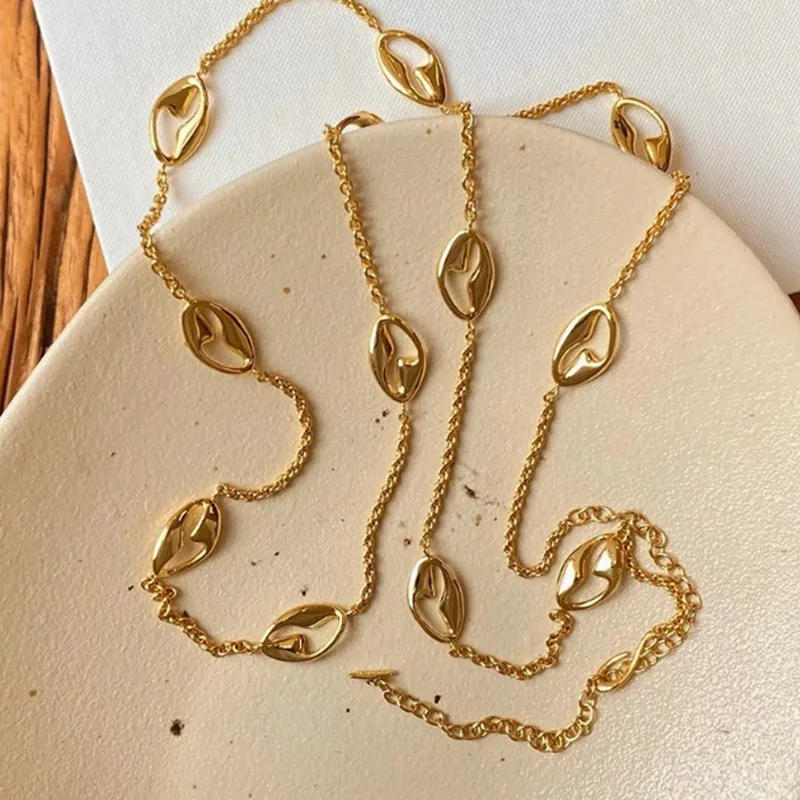 Dong Jie Wears The Same Double-layer Stacked Necklace, Niche Design, Long Sweater Chain, Waist Chain, High-end Temperament, Vers
Dong Jie Wears The Same Double-layer Stacked Necklace, Niche Design, Long Sweater Chain, Waist Chain, High-end Temperament, Vers