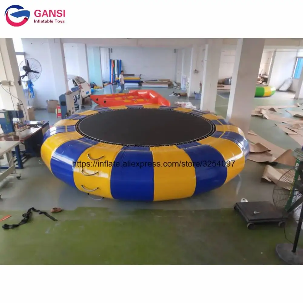 Надувной водный батут диаметром 5 м для аренды: недорогой, веселый, спортивный, плавающий
Надувной водный батут диаметром 5 м для аренды: недорогой, веселый, спортивный, плавающий